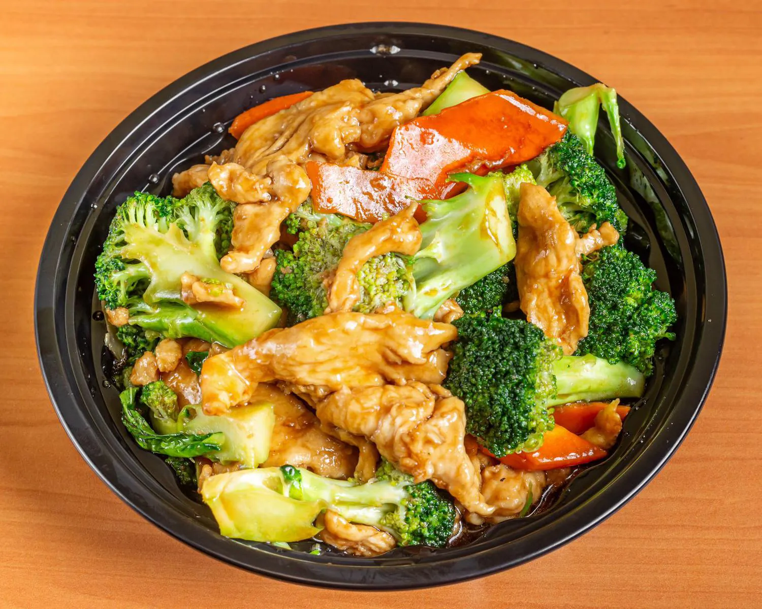 Chicken with Broccoli and Carrots at Kungfu Rice，a Asian Restaurant in Houston